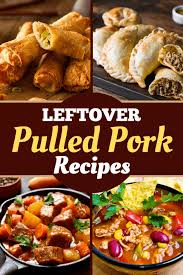 Yes, the shredded pork sandwich is what came to mind right away. 18 Leftover Pulled Pork Recipes Insanely Good