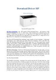 Hp universal print driver (upd) the hp universal print drivers (upds) for windows are drivers that give you instant access to virtually any hp laserjet product, from any location, without downloading separate drivers. Driver Hp Download By Download Software Issuu