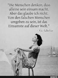 Die Menschen Denken Dass Alleine Sein Einsam Macht Lustige Bilder Spruche Witze Echt Lustig