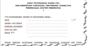 Surat rekomendasi kerja merupakan sebuah surat yang biasanya di keluarkan oleh kepala perusahaan untuk memberikan rekomendasi mantan karyawannya untuk digunakan melamar pekerjaan baru. Download Contoh Surat Keterangan Disabilitas Komunitas Smk Kabupaten Grobogan