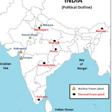 The map created by people like you! On The Political Outline Map Of India Locate And Label The Following Any Four 1 Nuclear Power Plant Karnataka 2 Thermal Power Plant Odisha 3 Coal Mines Bokaro Mica