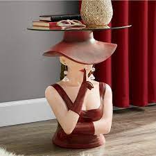 Red Whisper Table Seventh Avenue Red Red Hats Unique Tables