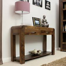 Hallway Astounding Solid Wood Narrow Console Table With Shelf Also Pink Table Lamp Shade In Interior De Walnut Furniture Sideboard Console Table Console Table