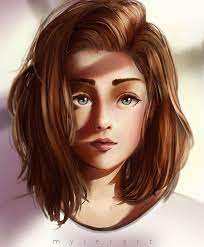 Full head clip in hair amazon.com: Brown Haired Girl By Myjerart On Deviantart Brown Hair Girl Drawing Digital Art Girl Brown Hair Cartoon
