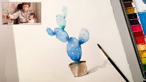 Hi guys, i'm so happy to share with you this quick tutorial for a macrame cactus! Lvl1 Easy Simple Cactus Painting For Beginners Youtube