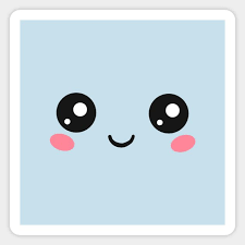 Cute Kawaii Face Eyes Funny Emoticon Emoji Anime Kawaii Faces Anime Stickers Kawaii