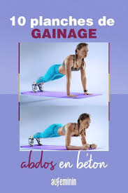 Programme Abdo 10 Exercices De Planche Pour Les Abdominaux Programme Abdo Gainage Et Abdos