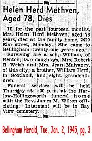 Whatcom County Funeral Notices M