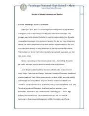 This strand covers a wide range of disciplines that delve into the investigation and inquiry of the human conditions that uses empirical, analytical, and critical methods of studying human behavior and societal changes. Shs Rrlas Docx Review Of Related Literature And Studies General Knowledge About K 12 Strands In The Year 2013 The K 12 Senior High School Program Was Course Hero