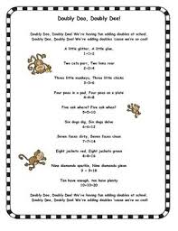 Doubly Doo Doubly Dee A Math Doubles Poem Math Doubles Math Poems Math Songs