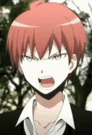 Karma's surname akabane means red (赤) (aka) and feather (羽) (hane/bane). Karma Akabane Gifs Tenor