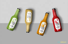 Download Free Awesome Juice Bottle Mockup Zippypixels