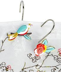 Macy S Lenox Simply Fine Bath Accessories Chirp Shower Curtain Hooks Set Of 12 Acessorios De Banho