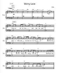 Birdy Skinny Love Chords Piano Radioactive Piano Sheet Music Skinny Love Birdy Printpiano Free Music Sheets Piano Sheets Sheet Music