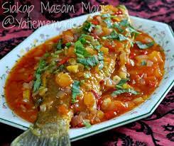 Siakap Masam Manis Mudah Resep Makan Malam Sehat Resep Masakan Malaysia Makanan Ikan