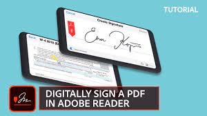 How To Digitally Sign A Document With Adobe Reader Digital Signing Signs Readers