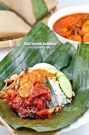 Nasi Lemak Bungkus With Sambal Udang Recipe Nasi Lemak Malay Food Malaysian Cuisine