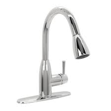 Home depot kitchen faucets stainless steel package. American Standard Fairbury Single Handle Pull Down Sprayer Kitchen Faucet In Polished Chrome 4005f The Home Depot Kitchen Faucet Stainless Steel Kitchen Faucet Faucet