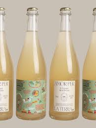 Telling The Story Of Catalan Natural Wine Project Amor Per La Terra With Love And Friendship In 2020 Natural Wine Wine Branding Design Wine Bottle Design