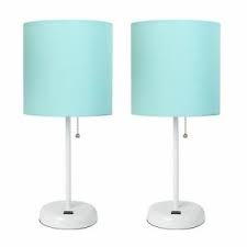 Choose from navy blue, gray, or a natural linen hue to create a clean and crisp setting for your dining experience. Blue Lamp Sets For Sale Ebay