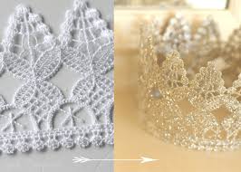 But when i saw the lace crowns made by joyfolie, i was wonderstruck. Princess Crowns Tutorial Girl Inspired