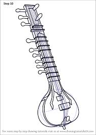 Instrument drawing at getdrawings com free for personal use. Musical Instrument Tanpura Drawing
