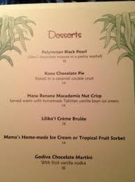 799 poho pl, paia, hi 96779. Dessert Menu Picture Of Mama S Fish House Maui Tripadvisor