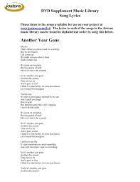 But what was more important was the music. Review The Music Track Lyrics Jostens