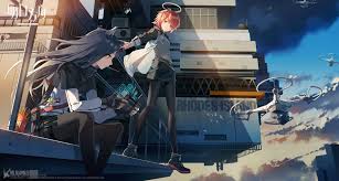 Anime woman wearing crop top and red shorts leaning on wall wallpaper. Wallpaper Engine Wallpapers Animados Para Pc