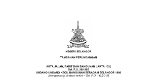 Dengan rahmat tuhan yang maha esa. Undang Undang Kecil Bangunan Seragam Selangor 1986 Sel P Pdf Google Drive