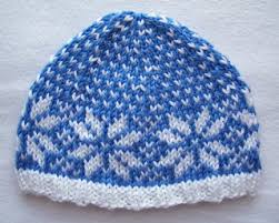 carissa knits snowflake hat