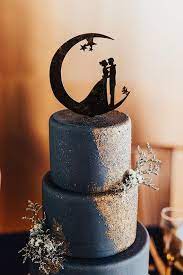 Silhouette Cake Topper Rustic Wedding Cake Topper Monogram Wedding Cake Topper Per Personalized Wedding Cake Toppers Starry Wedding Wedding Cake Toppers Unique