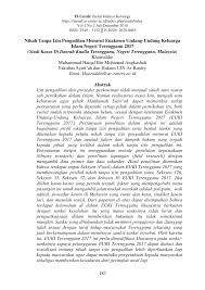 Contextual translation of enakmen undang undang keluarga islam into english. Pdf Nikah Tanpa Izin Pengadilan Menurut Enakmen Undang Undang Keluarga Islam Negeri Terengganu 2017 Studi Kasus Di Daerah Kualla Terengganu Negeri Terengganu Malaysia