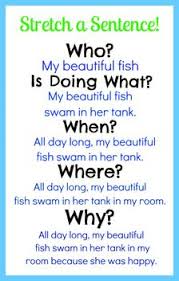 Sentence Writing Expanding Adding Who What When Where Why Teaching Writing Writing Lessons Sentence Writing