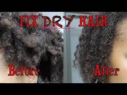 One look at any hair care forum and you will find loads of ladies who are perplexed or frustrated by air drying. How To Fix Dry Hair Youtube