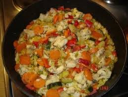 Bunte Fischpfanne Mit Gemuse Rezept Mit Bild Fischpfanne Lebensmittel Essen Essen