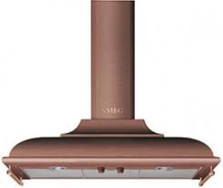Cooker Hood Smeg Kc19rae Wall Decorative Hood 90 Cm Cortina Copper 8017709211790 Ebay Cooker Hoods Smeg Cooker Hood Extractor