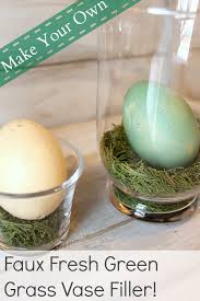 We collected our favorite 2015 charming and festive fall vase filler ideas to inspire you! Make Your Own Faux Fresh Green Grass Vase Filler The Creek Line House