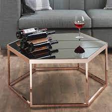 This coffee table will add a fresh look to any room. Hexagonal Black Glass Coffee Table Flat Packing Wood Furniture Manufacturer Slicethinner