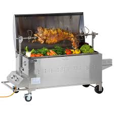 Charmate Charcoal Spit Roaster Medium Spit Roaster Grill Plate Roaster