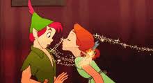 Peter pan and tinkerbell in love. Peter Pan Love Gifs Tenor