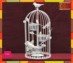 Illuminate a warm country night with distressed white metal bird cage lantern. Buy Bird Cage Candle Holder Price In Pakistan At Best Price In Pakistan