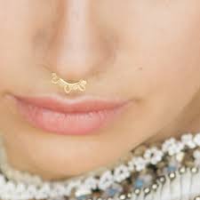 Handcrafted piercing hoop with pretty textured finish. Cartilage Helix Daith Hoop Earring Fits Tragus 16g Unique Indian Tribal Style Nose Piercing Jewelry Spikes Gold Plated Septum Ring Rook Handmade Handmade Products Piercing Jewelry Rayvoltbike Com