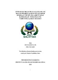 Kunci jawaban pai kelas 8 bab 3 pilihan ganda. Integrasi Nilai Nilai Agama Islam Dalam Pembelajaran Ips Sejarah Di Kelas Viii Mts Ma Arif Wadas Kandangan Temanggung Tahun Pelajaran 20142015