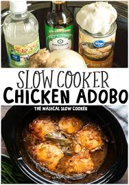 Slow Cooker Chicken Adobo Recipe Crockpot Recipes Slow Cooker Adobo Chicken Crockpot Recipes Easy