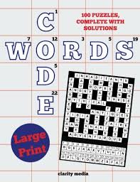 If you're looking for free jigsaw puzzles to play, look no further than these five websites. Large Print Code Words 100 New Code Word Puzzles In Large Print By Clarity Media Very Good Paperback 2013 Worldofbooks