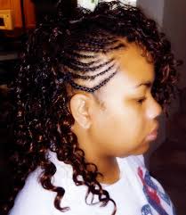 Partial Weave With Side Braids And Curly Hair Braided Hairstyles Braids With Curls Hair Styles