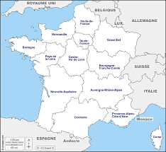Carte des régions et département de france (vierge). France Carte Geographique Gratuite Carte Geographique Muette Gratuite Carte Vierge Gratuite Fond De Carte Gratuit Formats Graphiques Courants Frontieres Regions Noms