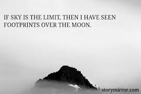 People would visit to read the quote; If Sky Is The Limit Then Bhumika Doshi English Abstract Quote