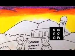 Gambar untuk mewarnai sketsa pemandangan pantai. 50 Cara Mewarnai Langit Dengan Crayon Titi Terlengkap Kumpulan Gambar Mewarnai